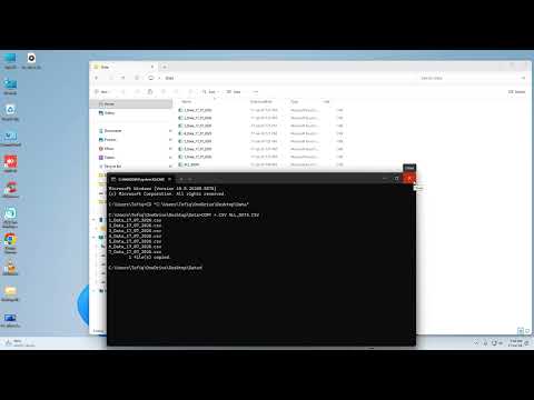 Merge Multiple CSV Files into One Using CMD (Windows)