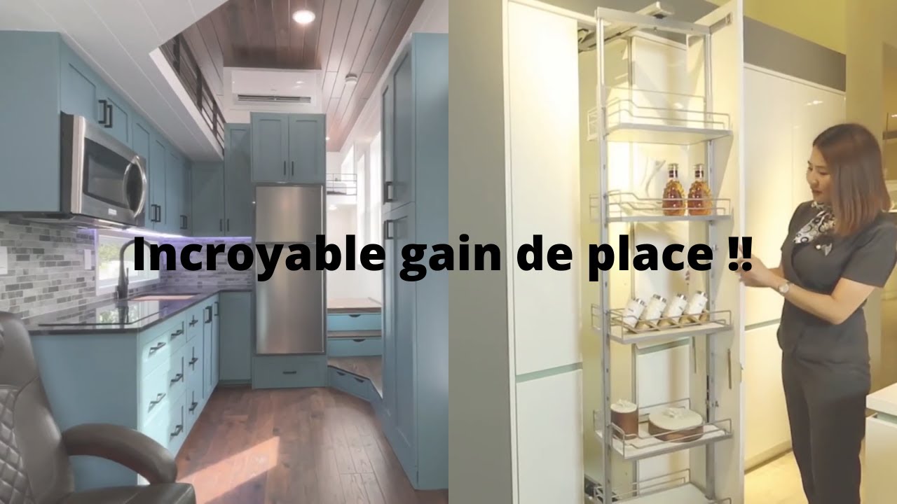 INCROYABLE gain de place ! [Astuces, meubles ingénieux, technologie