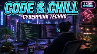 1 HR Cyberpunk Techno Beats ⚡️ [Melodic & Minimal Techno for Deep Coding & Focus]