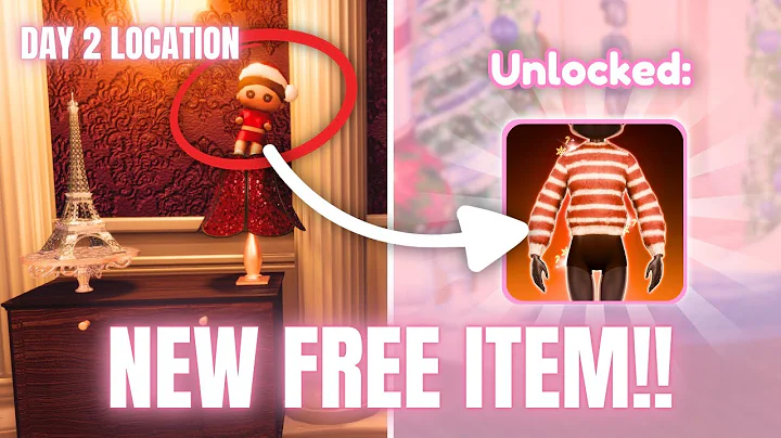 *FREE REWARDS* DAY 2 LANA ELF DOLL LOCATION FOR ADVENT CALENDAR IN DRESS TO IMPRESS WINTER UPDATE!!