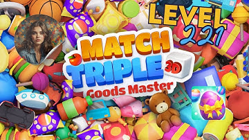 Match Master: Goods Triple 3D Level 221