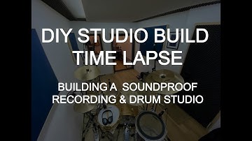How to Build a Soundproof Studio/Booth on a Budget - Timelapse video