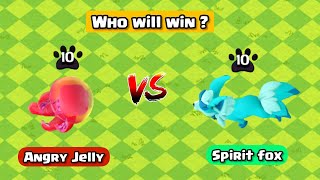 New Angry Jelly Vs Spirit Fox ll Clash of clans ll