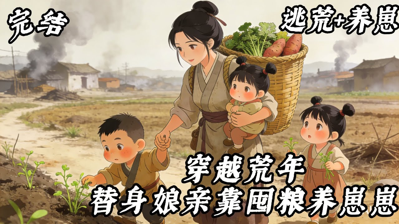 已完结《穿越荒年，替身娘亲靠囤粮养崽崽》逃荒+种田+美食+养崽+穿越+萌宝 顾心玥被拉进一本书里还债。原书中，男主宋熠是枚妥妥的天煞孤星，不仅爹娘失踪，发妻早逝，就连一对儿女也即将饥寒交迫而死……