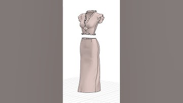 Tutorial on basic patterns is up now✨ #patternmaking #clo3d #digitalfashion #sewing #3d
