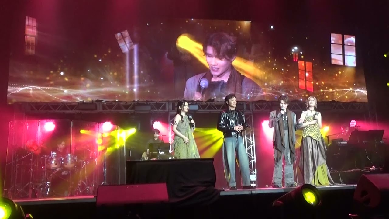 聲秀畢業演唱會-- 春夏秋冬,譚耀文連同組員蕭凱恩、布子殷和胡港豐