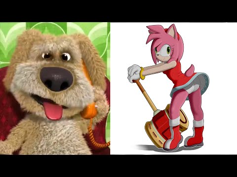 Talking ben reacts to Amy Rose #Sonic