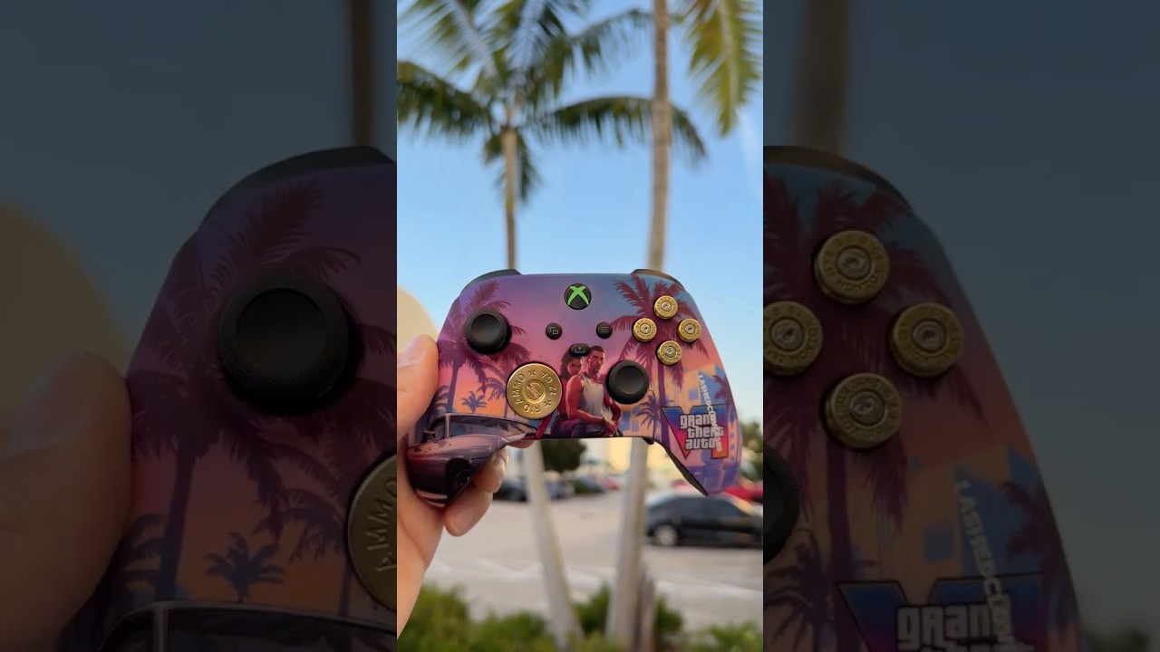 Hello from Miami 🌴🎮Check out this GTA VI–inspired Xbox controller. 