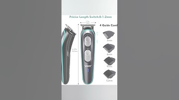 VGR Professional Battery Powered Rechargeable Cordless Beard Hair Trimmer Kit