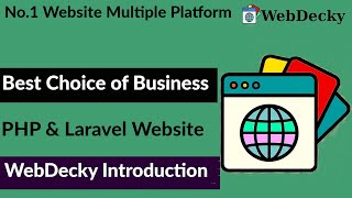 WebDecky Introduction | All-in-One PHP &amp; Laravel Web Tools Platform