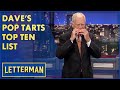 Daves top ten other names for pop tarts  letterman