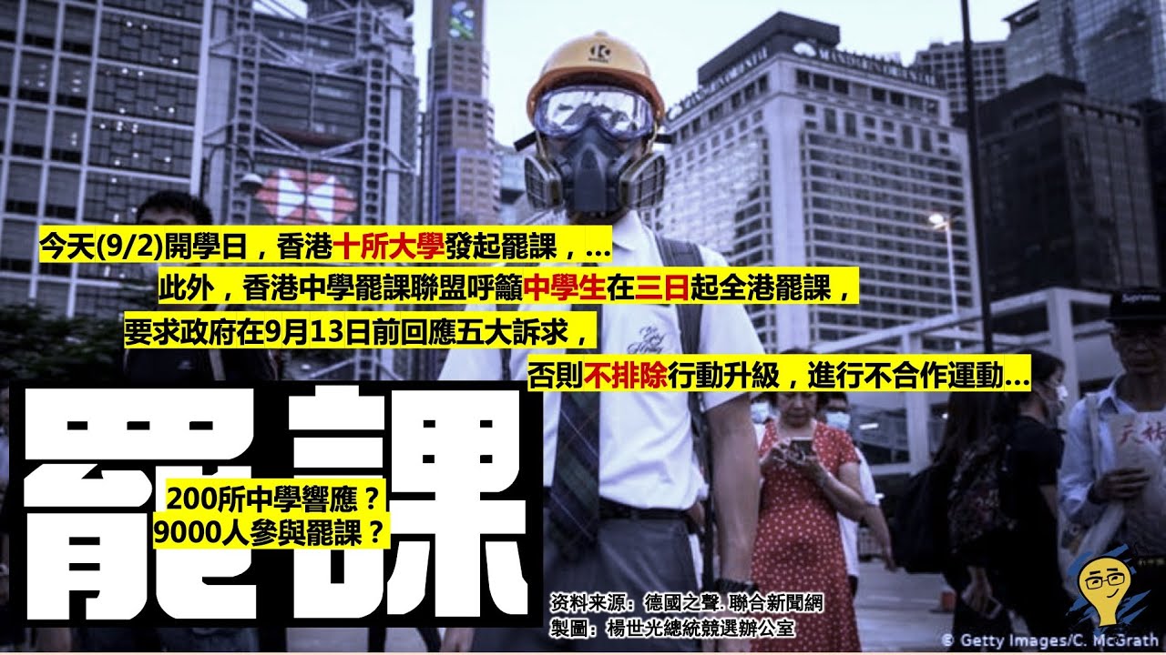 《楊世光的新視野》20190902 香港的未來：靠左走？向右走？