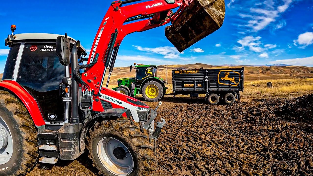 Tarlamıza İnek Gübresi Taşıyoruz//Avrupa Değil Türkiye 🇹🇷