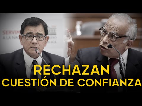 Congreso niega cuestión de confianza presentada por Aníbal Torres, pleno se suspende