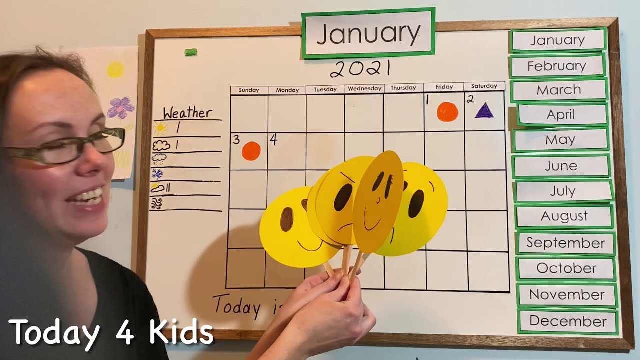 Calendar Time: Today is Tuesday, January 5, 2021