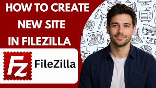 How to create a new site in FileZilla Full Guide 2026