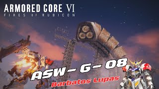 Armored Core VI Fires of Rubicon : ASW-G-08 Gundam Barbatos Lupas VS ICE WORM