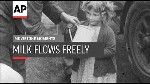 Milk Flows Freely - 1932 | Movietone Moments | 28 Sept 18 - DayDayNews