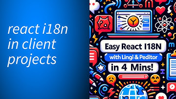 React i18n with lingui and poeditor.com