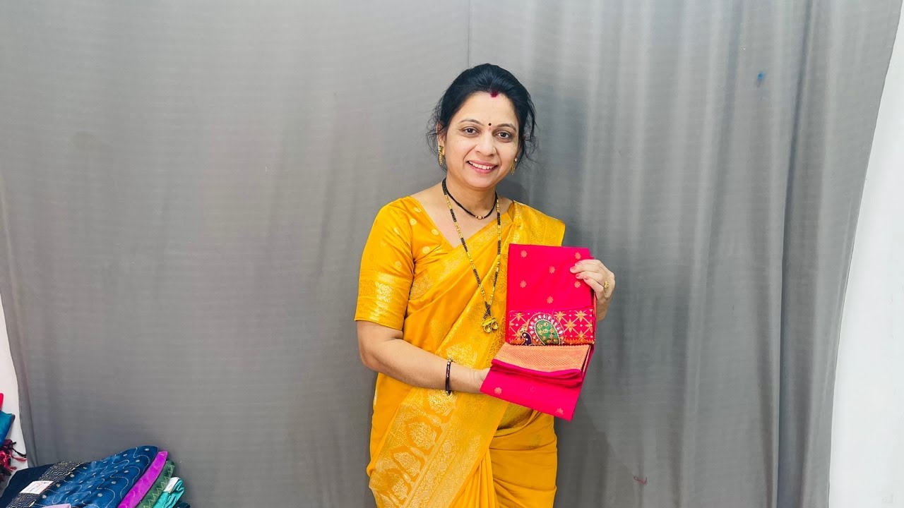 soft silk paithani live |pure silk||Wedding season | shubham paithani yeola #paithan