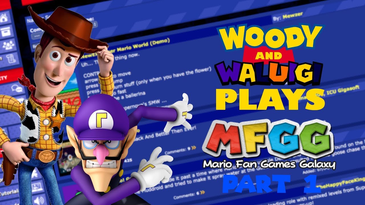 Woody And Waluigi Plays Mario Fan Games Galaxy Games