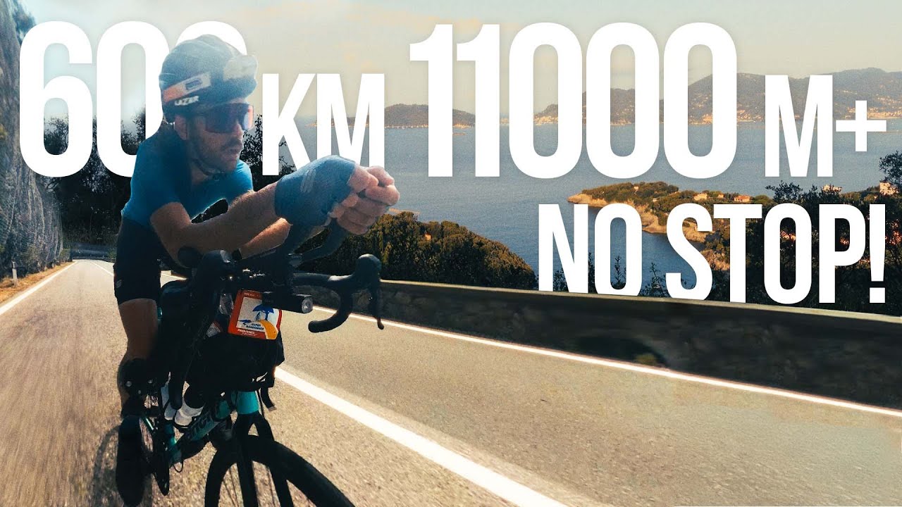 600km 11000m+ NO STOP! Super Randonnèe dei Monti Liguri