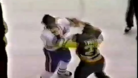 Kerry Toporowski vs Gord Frantti and Coaches Fight...