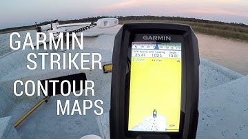 How to Use the Garmin Striker Contour Maps