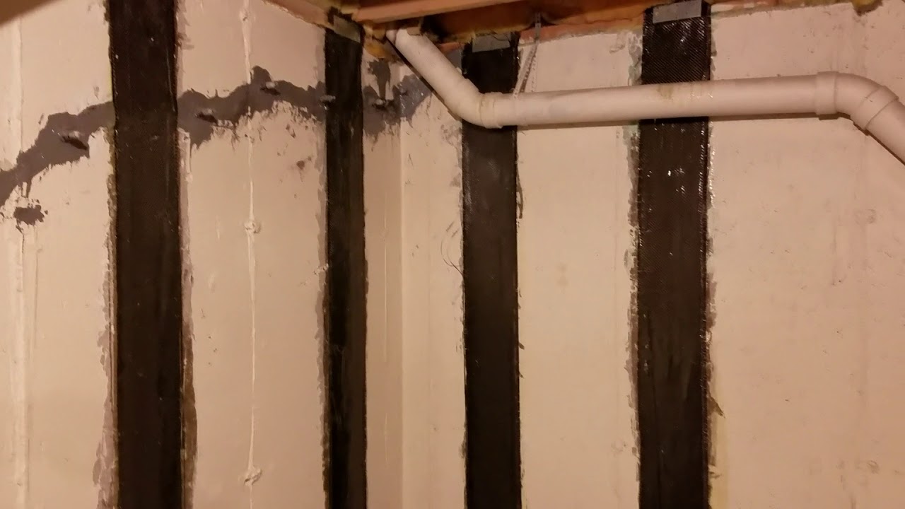 Carbon Fiber Straps and Epoxy Injection Foundation Repair YouTube