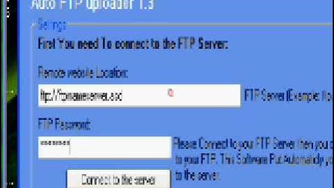 Automatic FTP Uploader