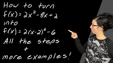 Lesson: Turning Quadratics into f(x)=a(x-h)^2+k Form by Completing the Square