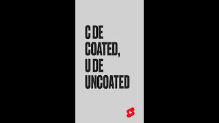 ? ¿Coated ¿Uncoated ¡Os lo explico Shorts