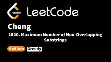 LeetCode 1520. Maximum Number of Non-Overlapping Substrings