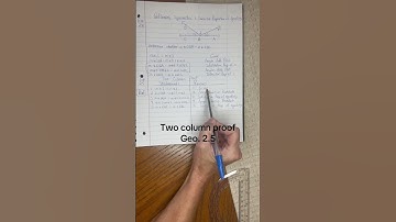 Proving two angles congruent Geo. 2.5 #angles