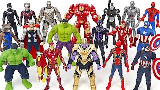 Unboxing toys suprhero,avangers FIGURE ACTION SUPERHERO,spiderman,hulk,thanos,ironman,@Dzakatoys