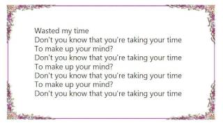 Junior Senior - Take My Time Lyrics