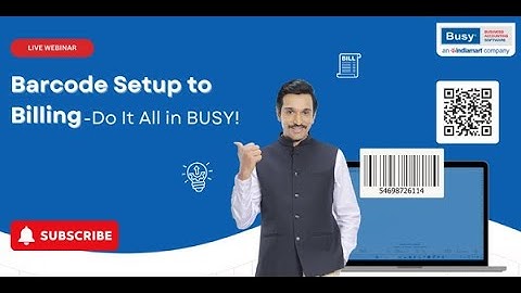 BUSY Barcode Configuration – Setup to Billing in Minutes! 🚀 | Full Guide for Retailers & SMEs