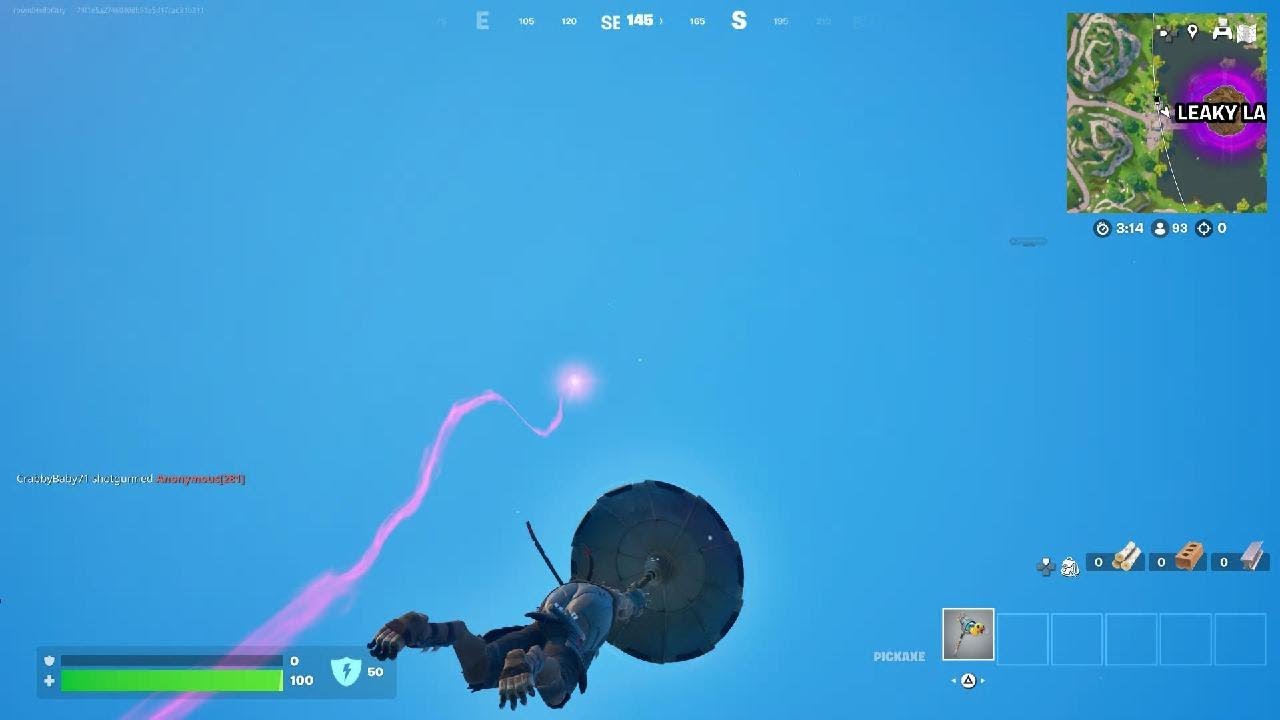 Fortnite og portal at leaky lake