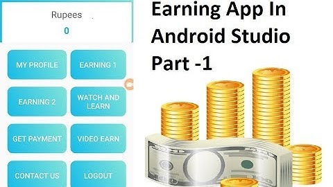 Earning Money App In Android Studio  - SignUp _ Login UI - Part 1 - 2018