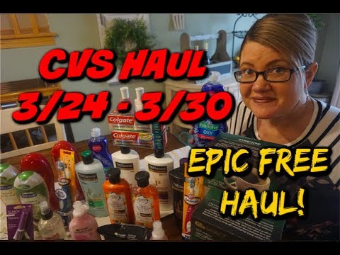 CVS HAUL 3/24 – 3/30 | EPIC FREE HAUL THIS WEEK!