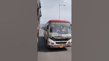 MSRTC MS Vithai Pari On Patgaon Kolhapur Kalyan Route Overtaking