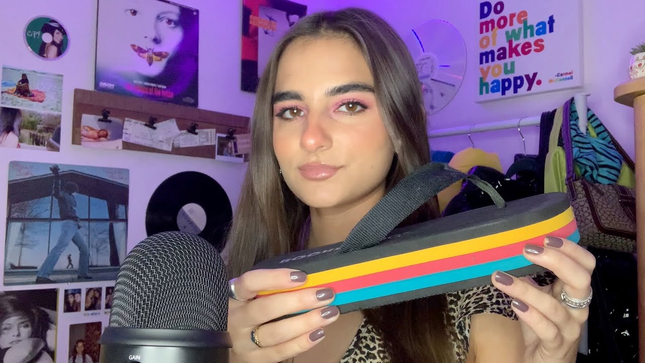 ASMR my sandal and heel collection