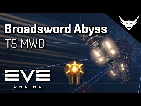 EVE Online - Broadsword T5 Abyss with MWD