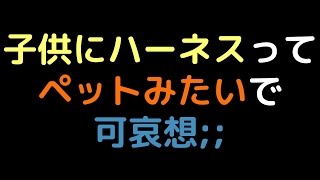 子供にハーネスってペットみたいで可哀想；；【2ch】