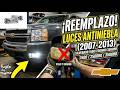 2007-2013 Chevrolet Silverado Como Reemplazando Luces Antiniebla 1500 2500 3500