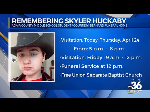 Visitation, funeral set for Adair County Middle School student