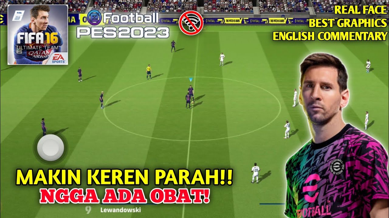 Download FIFA 16 MOD eFootball PES 2023 Camera PS5 Android Offline New Kits & Final Transfer 2022