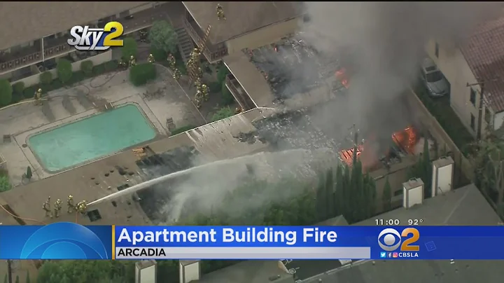 Dozens Displaced After Fire Rips Througn Arcadia Apartment Building