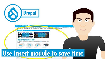 Use insert module to save time