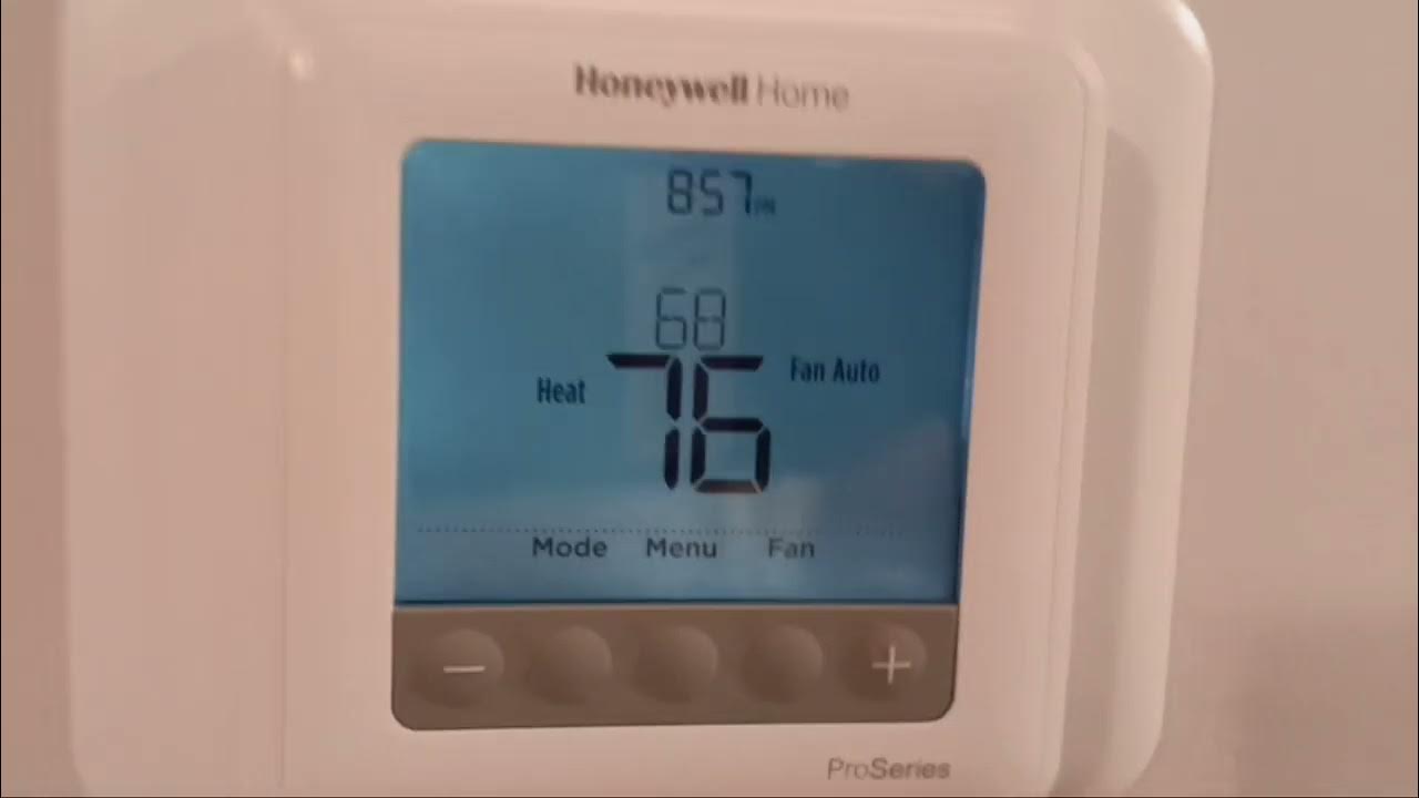 How Do I Program My Honeywell Thermostat www.youtube.com